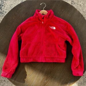 The North Face Girls Osolita Full Zip Jacket Size Medium in Pink